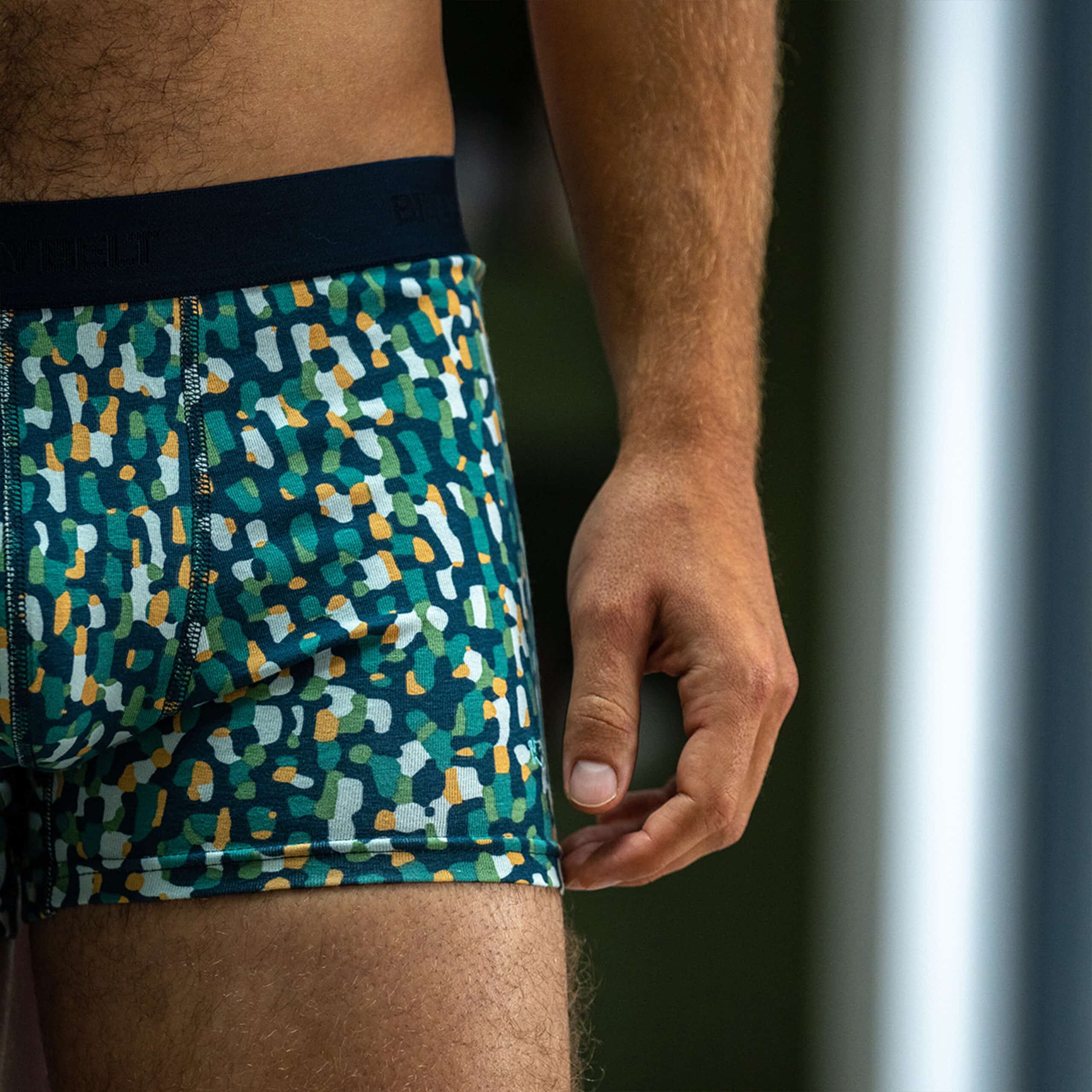 Boxer en coton biologique "Mirage" – Confort, style et écoresponsabilité - Billybelt - Porté