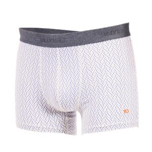 Boxer Coton Biologique “Mozaïk” – Billybelt - Vu de face sur fond blanc