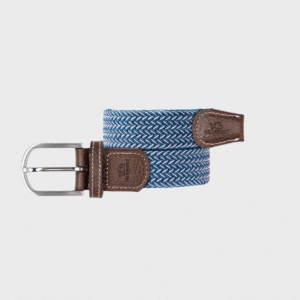Ceinture tressée élastique - Séoul – Billybelt - Vue de face sur fond blanc