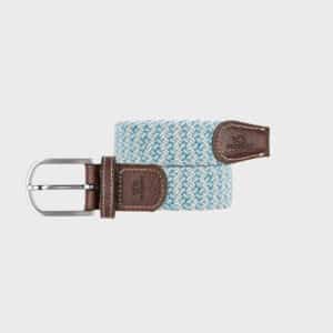 Ceinture tressée élastique Rhodes – Souplesse, élégance et tenue - Billybelt - Vue de face sur fond blanc