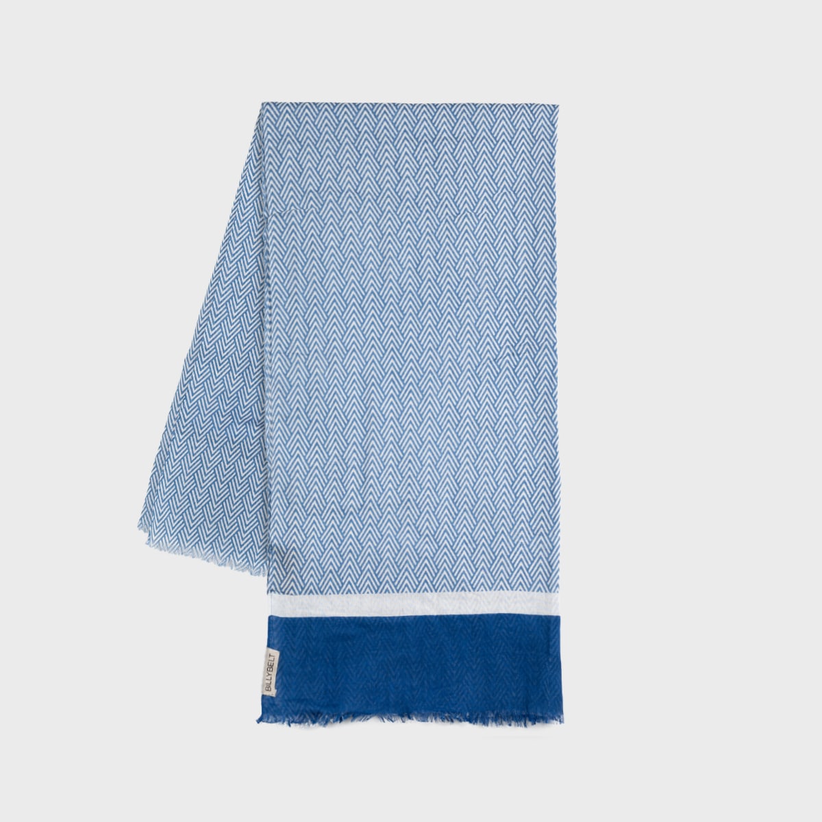 Foulard Biarritz - 100% coton biologique – Billybelt - Vu de face sur fond blanc