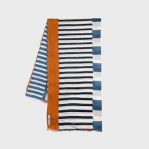 Foulard Nice - 100% coton biologique – Billybelt - Vu de face sur fond blanc
