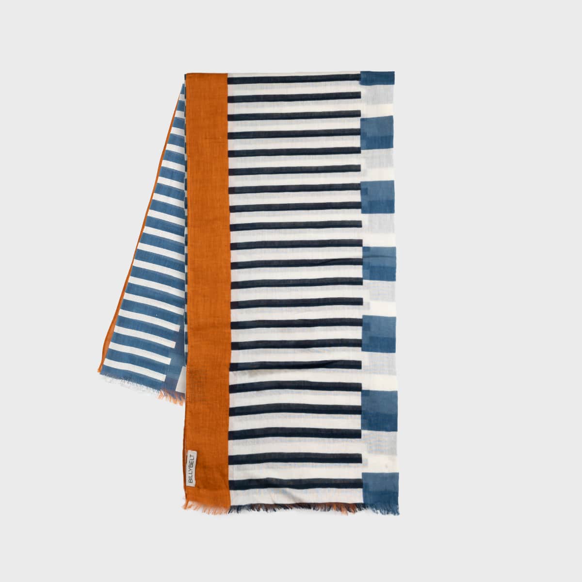 Foulard Nice - 100% coton biologique – Billybelt - Vu de face sur fond blanc