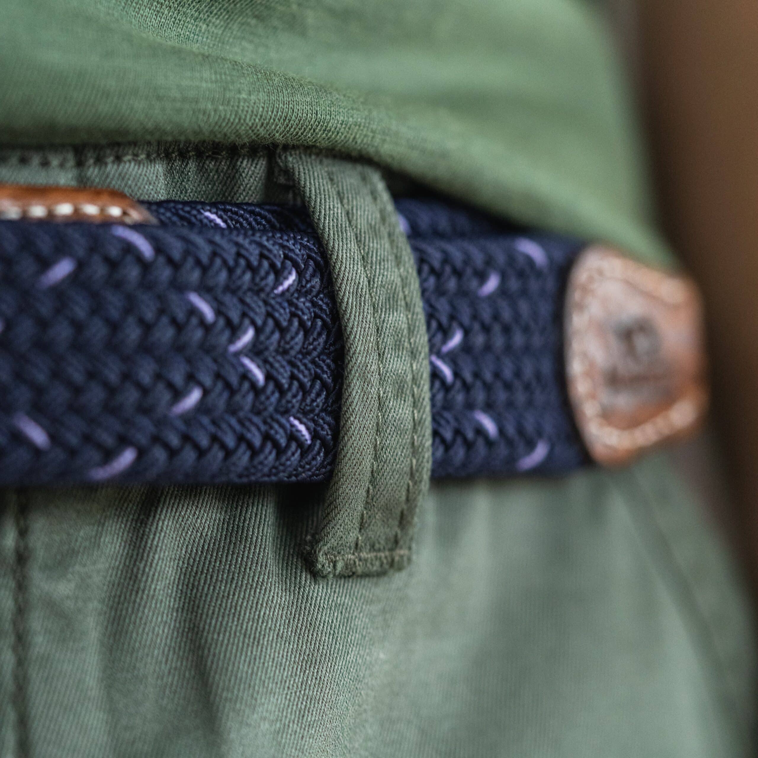 Short en 100% coton biologique First Horizon – Kaki – Billybelt - Porté