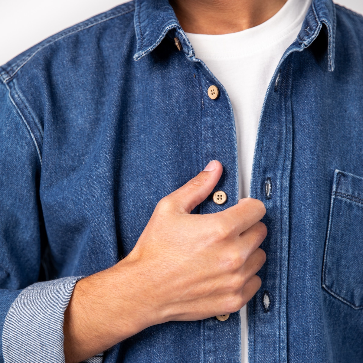 Surchemise en Denim Jean Foncé – Billybelt - Portée