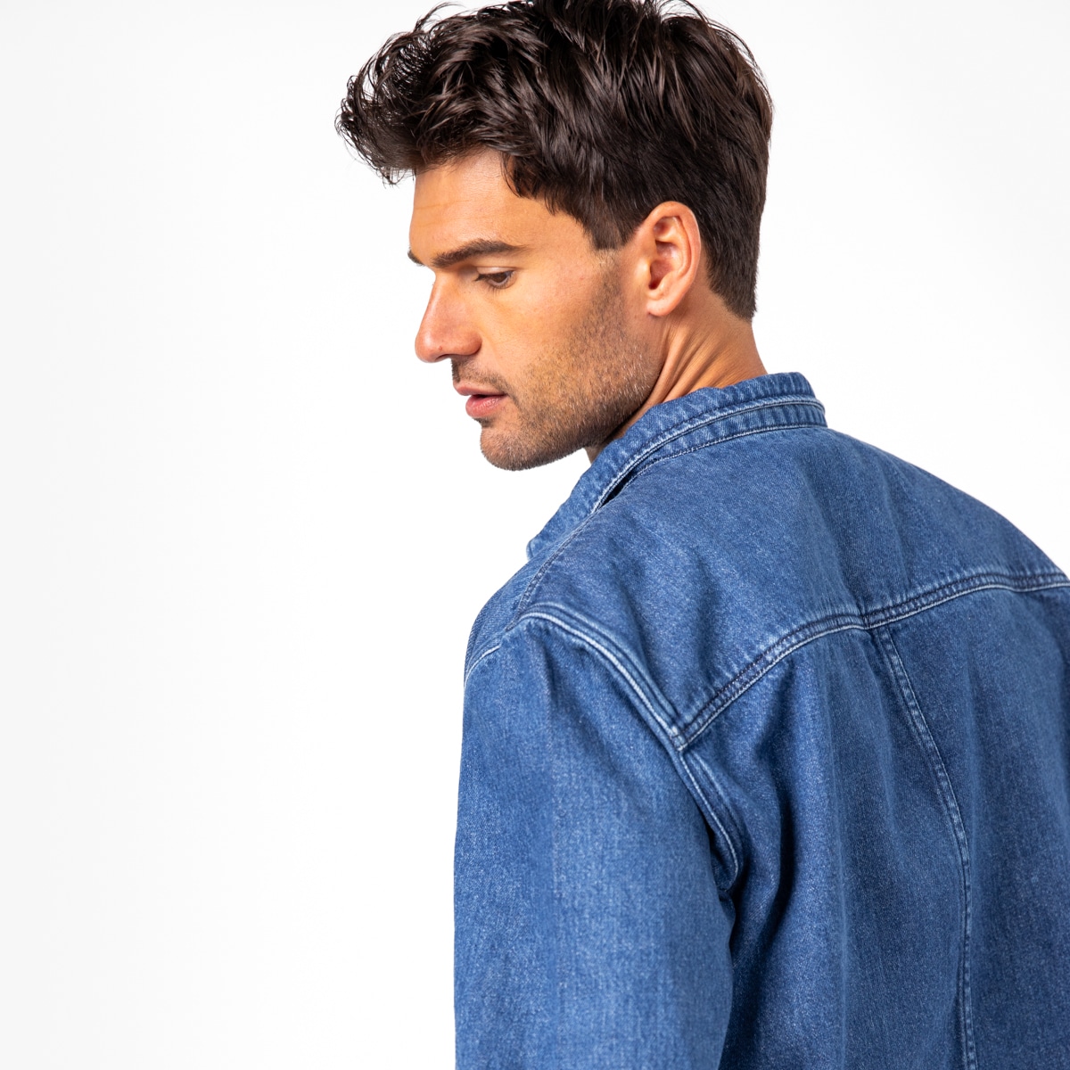 Surchemise en Denim Jean Foncé – Billybelt - Portée