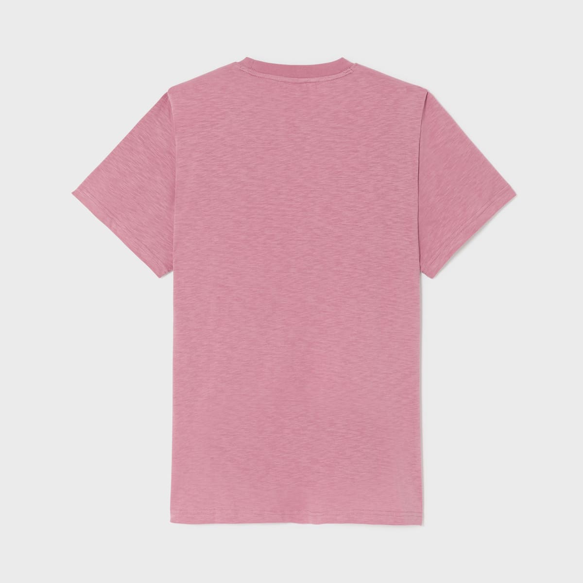 T-shirt 100% coton biologique Surfeur - Rose – Billybelt - Vu de dos sur fond blanc