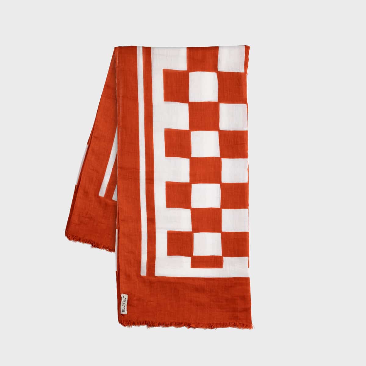 Foulard Milano - 100% coton biologique – Billybelt - Vu de face sur fond blanc