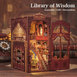 Book Nook Kit – Library of Wisdom – CuteBee - Vue de côté