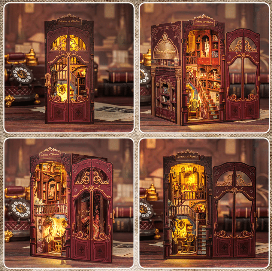 Book Nook Kit – Library of Wisdom – CuteBee - Ambiance