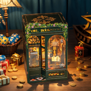 Book Nook Kit – Owl Bookstore – CuteBee - Vue de face