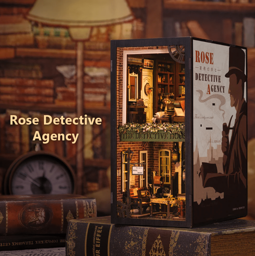 Book Nook Kit – Rose Detective Agency – CuteBee - Vue de côté