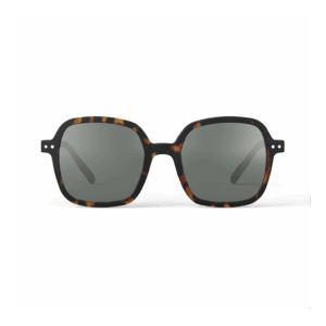 Lunettes de soleil #OFFICE - Tortoise, Izipizi, vues de face sur fond blanc