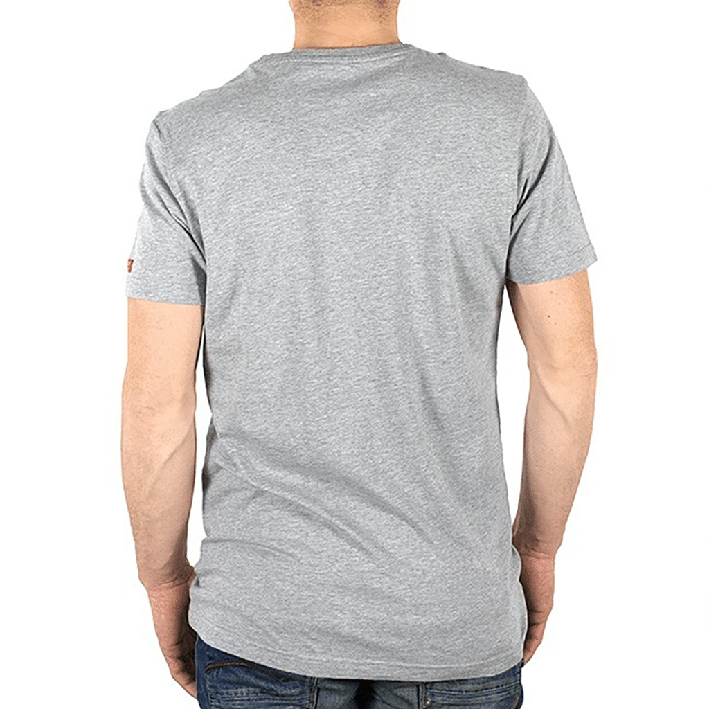 T-shirt Breton Bev Atav Gris Chiné, Stered, vue de dos sur fond blanc