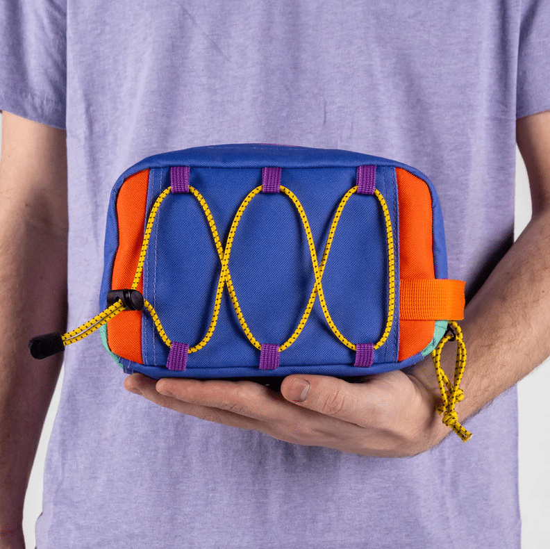 Trousse de toilette 100% polyester recyclé - Multicolore – Billybelt - Vue de dos