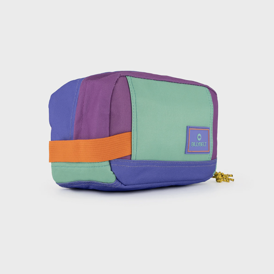 Trousse de toilette 100% polyester recyclé - Multicolore – Billybelt - Vue de côté sur fond blanc