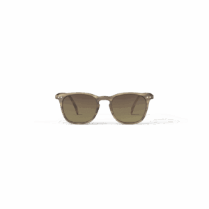 Lunettes de soleil #E - Smoky brown, Izipizi, vues de face sur fond blanc