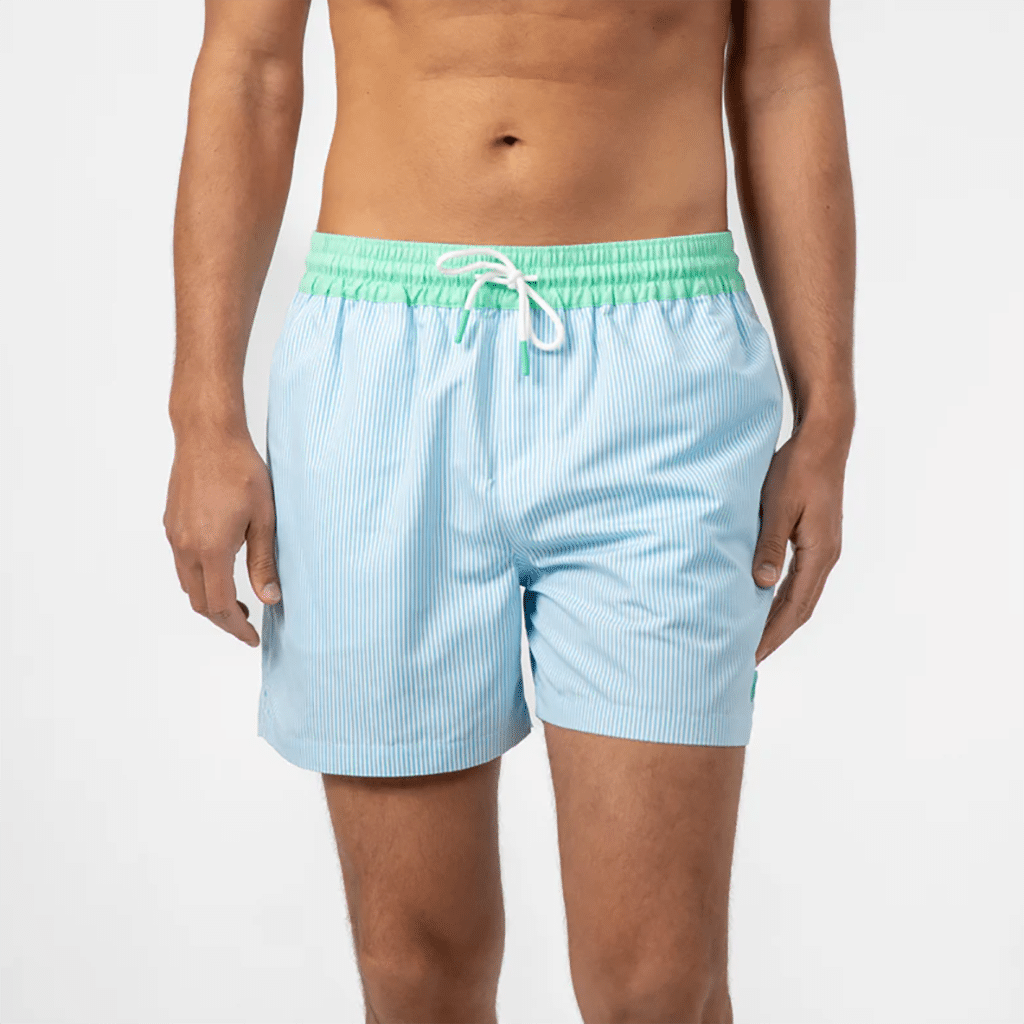 Short de bain en polyester recyclé - Azur, Billybelt, porté