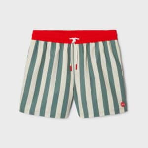 Short de bain en polyester recyclé - Redwood coast - Billybelt - Vu de face sur fond blanc