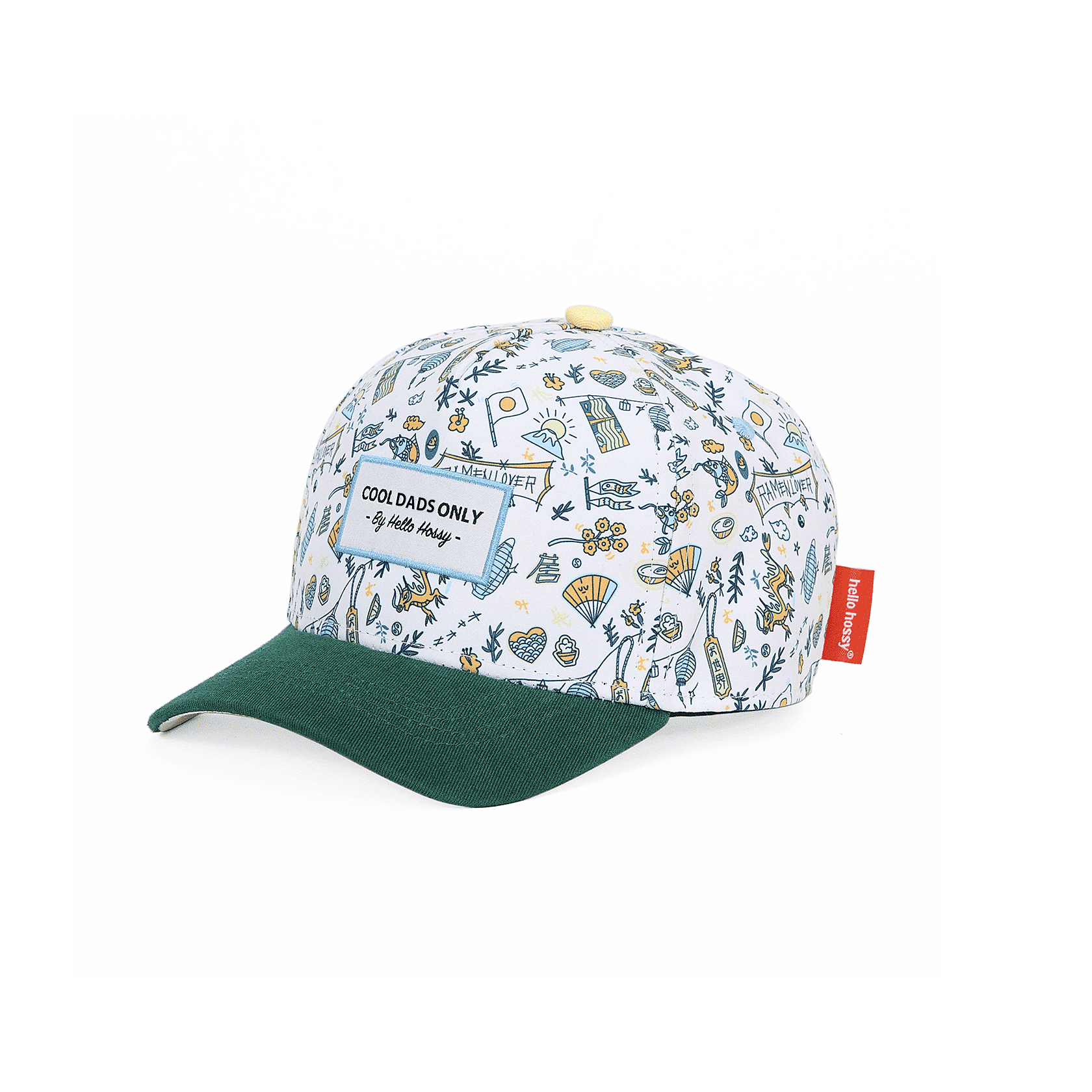 Casquette Papa – Japan – Hello Hossy. Vue de face sur fond blanc