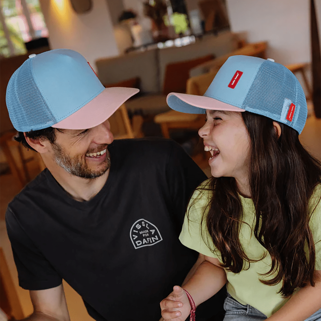 Casquette Trucker Papa – Rubber Hortensia – Hello Hossy. Portée