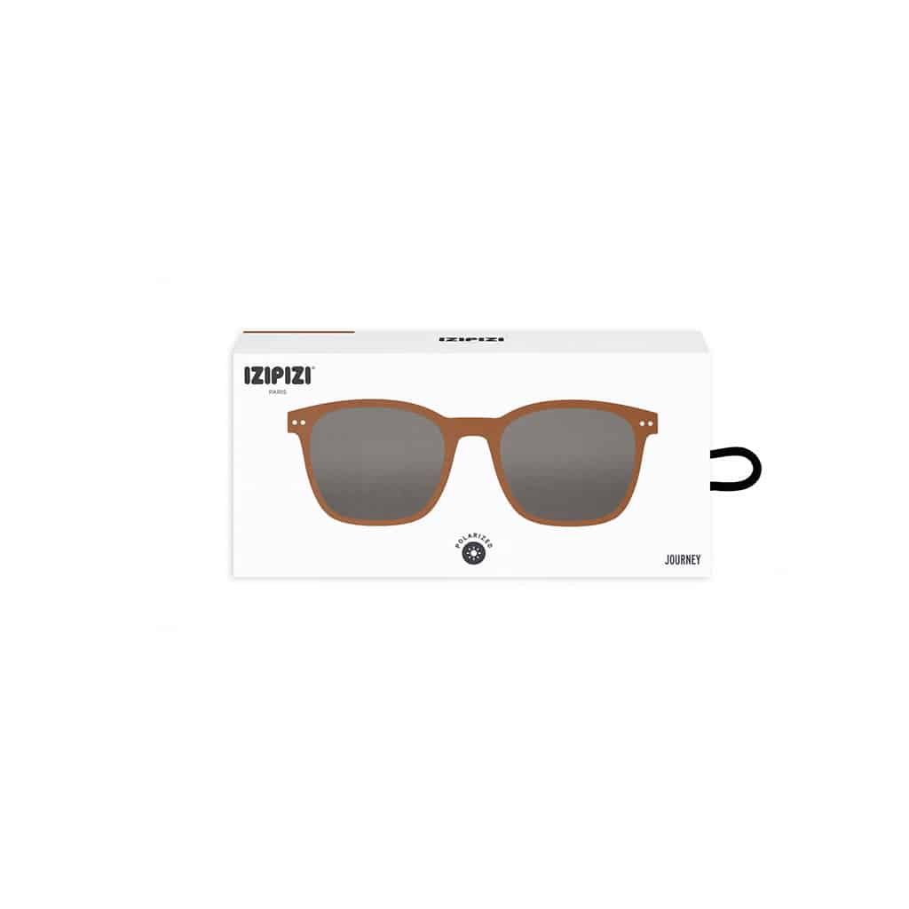 Lunettes de soleil polarisées - Journey - Hazel, Izipizi, vues de face sur fond blanc