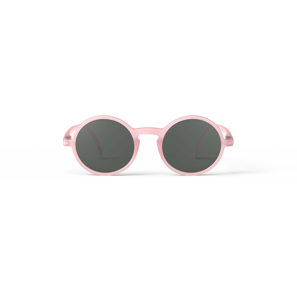 Lunettes de soleil #G - Rose, Izipizi, vues de face sur fond blanc