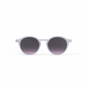 Lunettes de soleil #D - Violet dawn, Izipizi, vues de face sur fond blanc