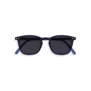 Lunettes de soleil #E - Bleu profond, Izipizi, vues de face sur fond blanc