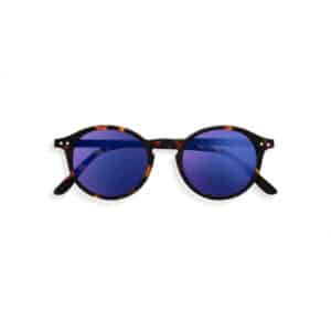 Lunettes de soleil #D - Écailles miroir, Izipizi, vue de face sur fond blanc