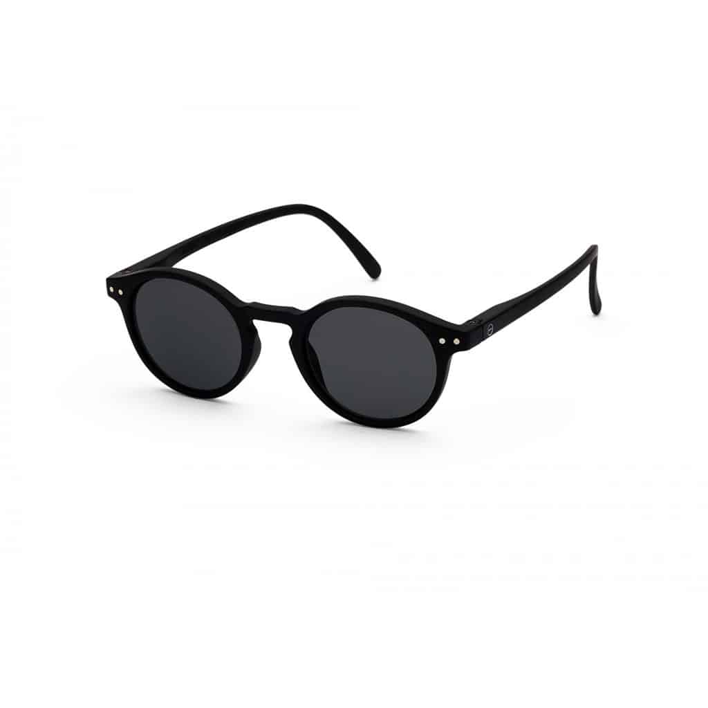 Lunettes de soleil #H - Noir, Izipizi, vues de côté sur fond blanc