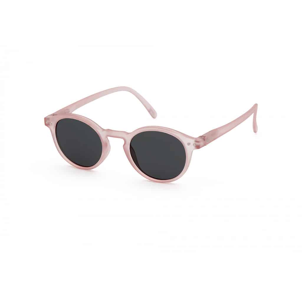 Lunettes de soleil #H - Rose, Izipizi, vues de côté sur fond blanc