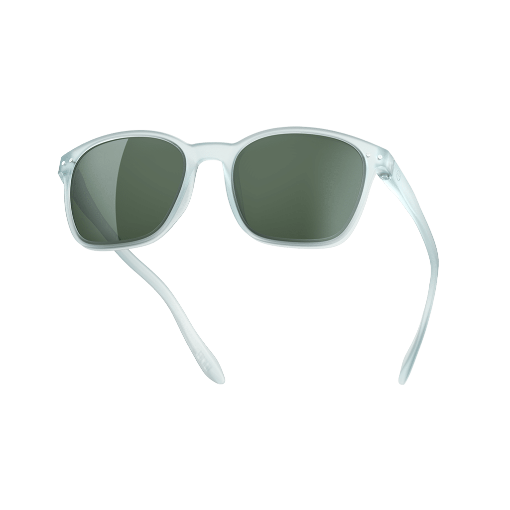 Lunettes de soleil polarisées - Journey - Bleu glacé, Izipizi, vues de face sur fond blanc