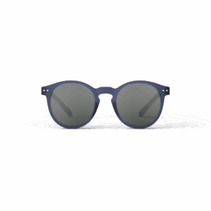Lunettes de soleil #M - Bleu marine, Izipizi, vues de face sur fond blanc