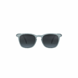 Lunettes de soleil #E - Washed denim, Izipizi, vues de face sur fond blanc