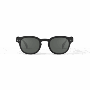 Lunettes de soleil #C - Noir, Izipizi, vues de face sur fond blanc