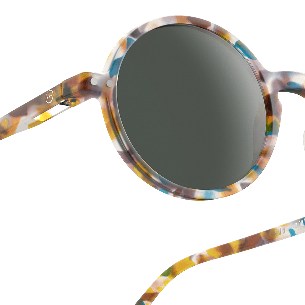 Lunettes de soleil #G - Écailles bleues, Izipizi, zoom