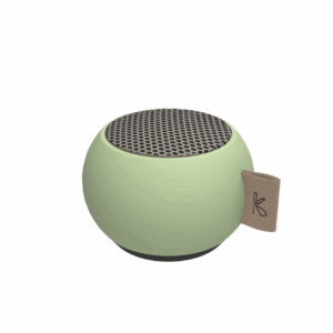 Enceinte aGO Mini olive Kreafunk : Son Puissant dans un Format Compact - Vue de face sur fond blanc