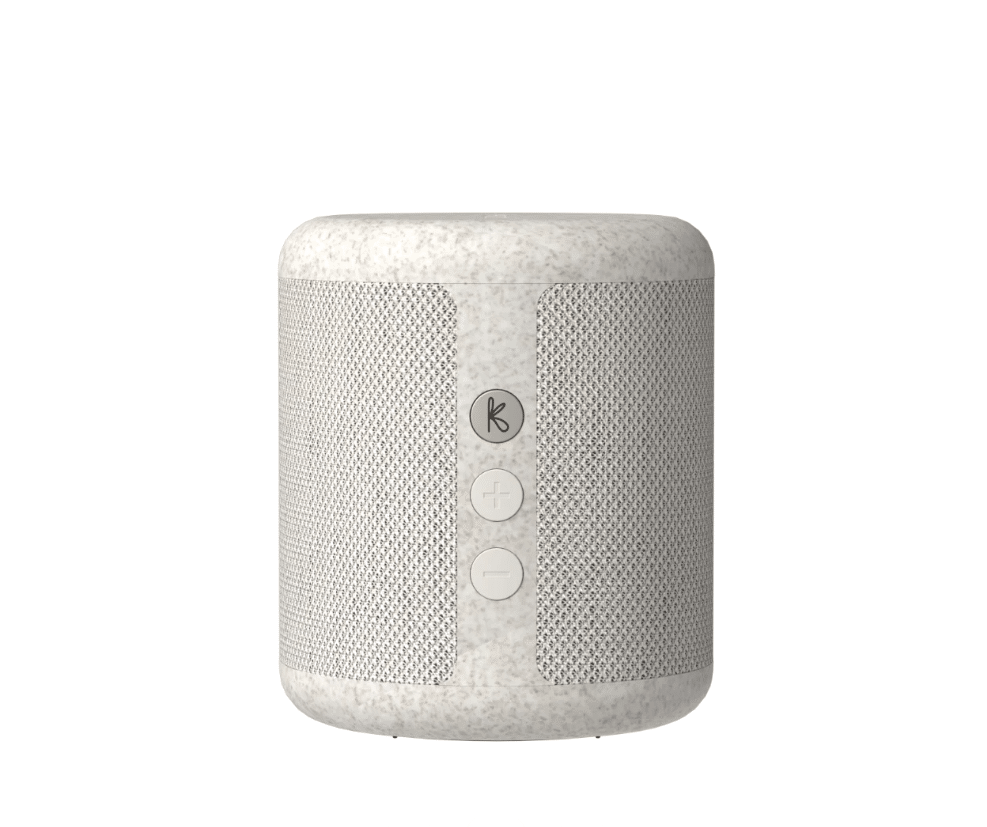 Enceinte Karl – Wheat de Kreafunk : Élégance et performance nomade - Vue de face sur fond blanc
