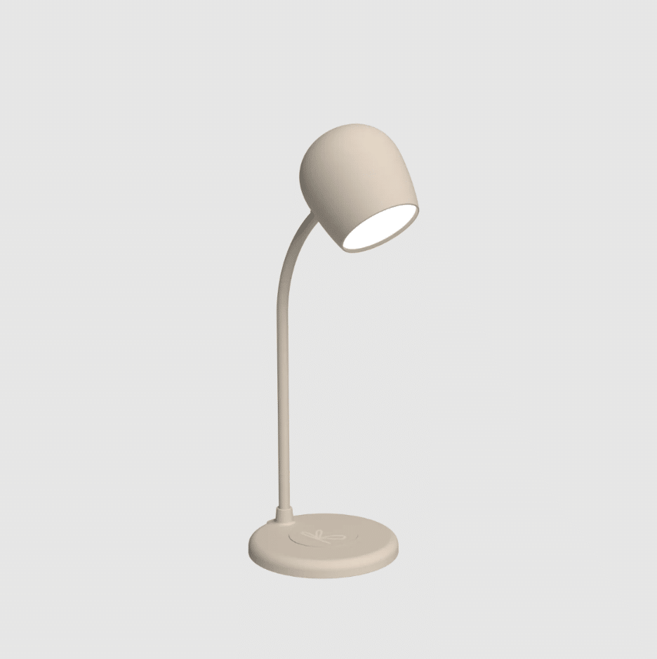 Lampe Ellie - Sable - Kreafunk - Vue de face sur fond blanc