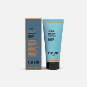 Crème à Raser Naturelle – 100 ml – Plisson - Vue de face sur fond blanc