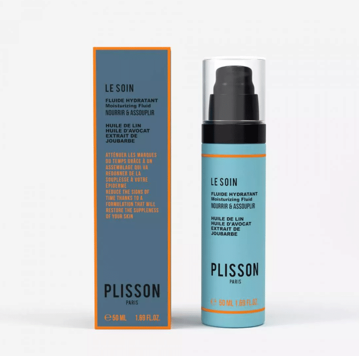 Fluide Hydratant Visage – 50 ml – Plisson - Vu de face sur fond blanc