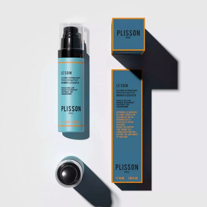 Fluide Hydratant Visage – 50 ml – Plisson - Vu de face sur fond blanc