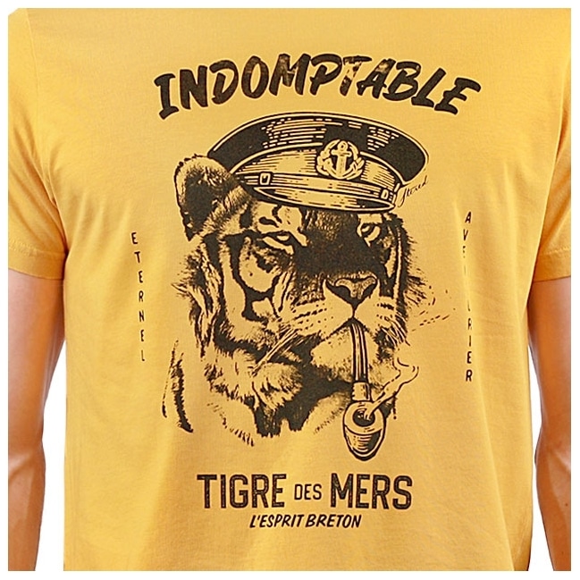 T-shirt Tigre des Mers – Jaune – Stered - Zomm
