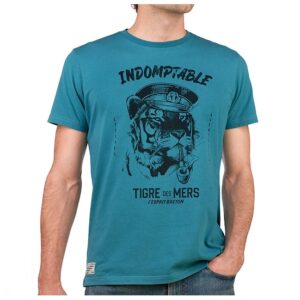 T-shirt Tigre des Mers – Lagon – Stered - Vu de face sur fond blanc