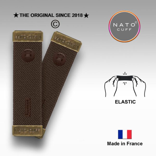 Manchettes élastique – Joseph – Nato Cuff - Vue de face