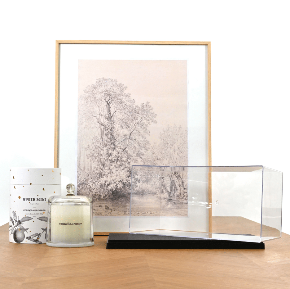 Boîte vitrine 1/18 – Noir – Norev - Vue de face