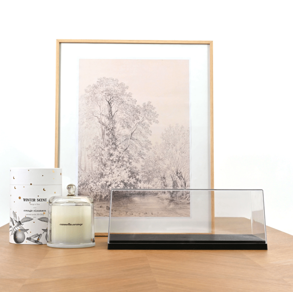 Boîte vitrine 1/18 – Noir – Norev - Vue de face