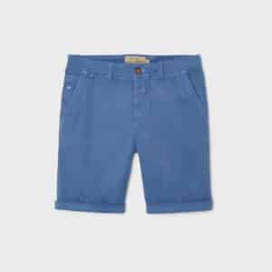 short 100% coton biologique First horizon bleu - Billybelt - Vu de face sur fond blanc