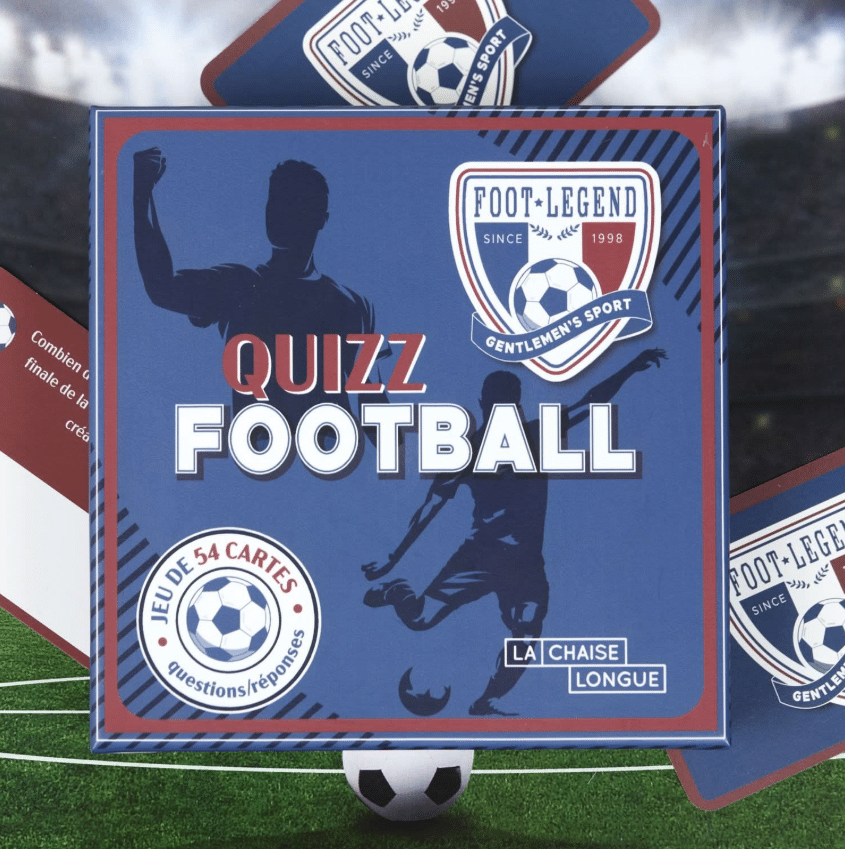 Jeu de Quizz Football – La Chaise Longue - Vu de face